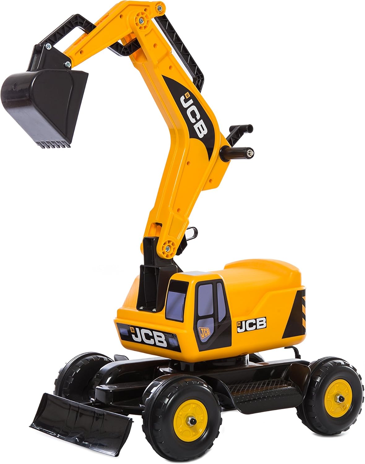 jcb excavator trailer and helmet ride on