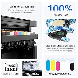 PUNEHOD A3 L1800 DTF Printer,Apparel Printer with