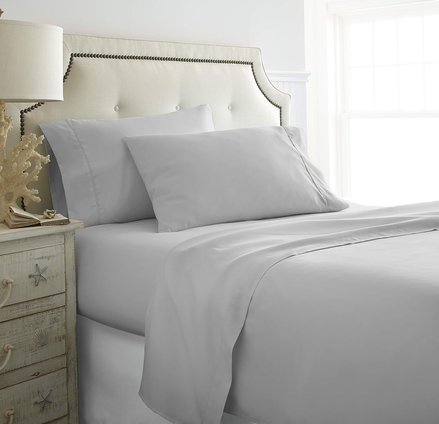 Lord Leno 800ThreadCount Bed Sheets 4 Pc Full Size