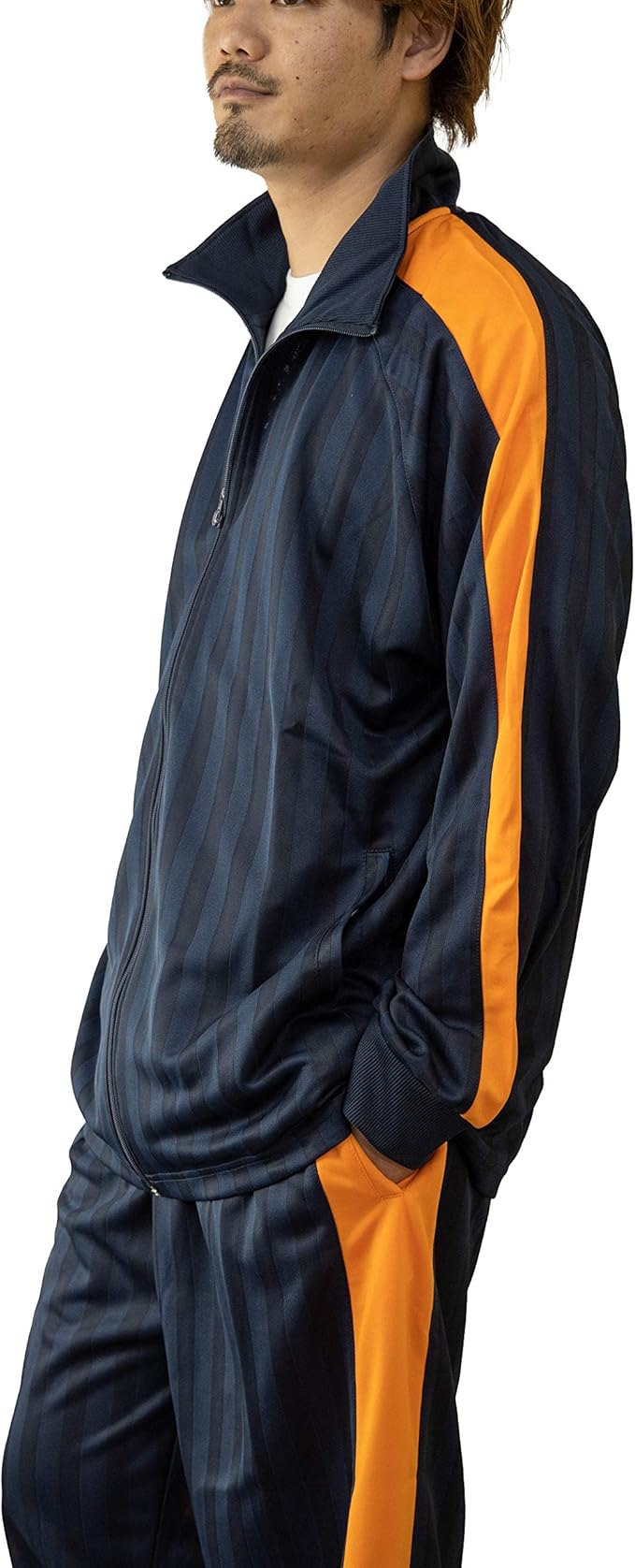 Amazon スコーネ Skkone ジャージ メンズ 上下 大きいサイズ ストライプ サイドライン フィットネスウェア トラックスーツ ランニングウェア スポーツウェア トレーニングウェア ジム お洒落 3l 4l 5l フィットネス トレーニング ジャケット 通販