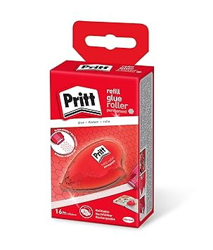 Pritt ZRRPH Kleberoller Refill, permanent, Bandlänge: 16 m, Bandbreite: 8.4 mm, 5 Stück