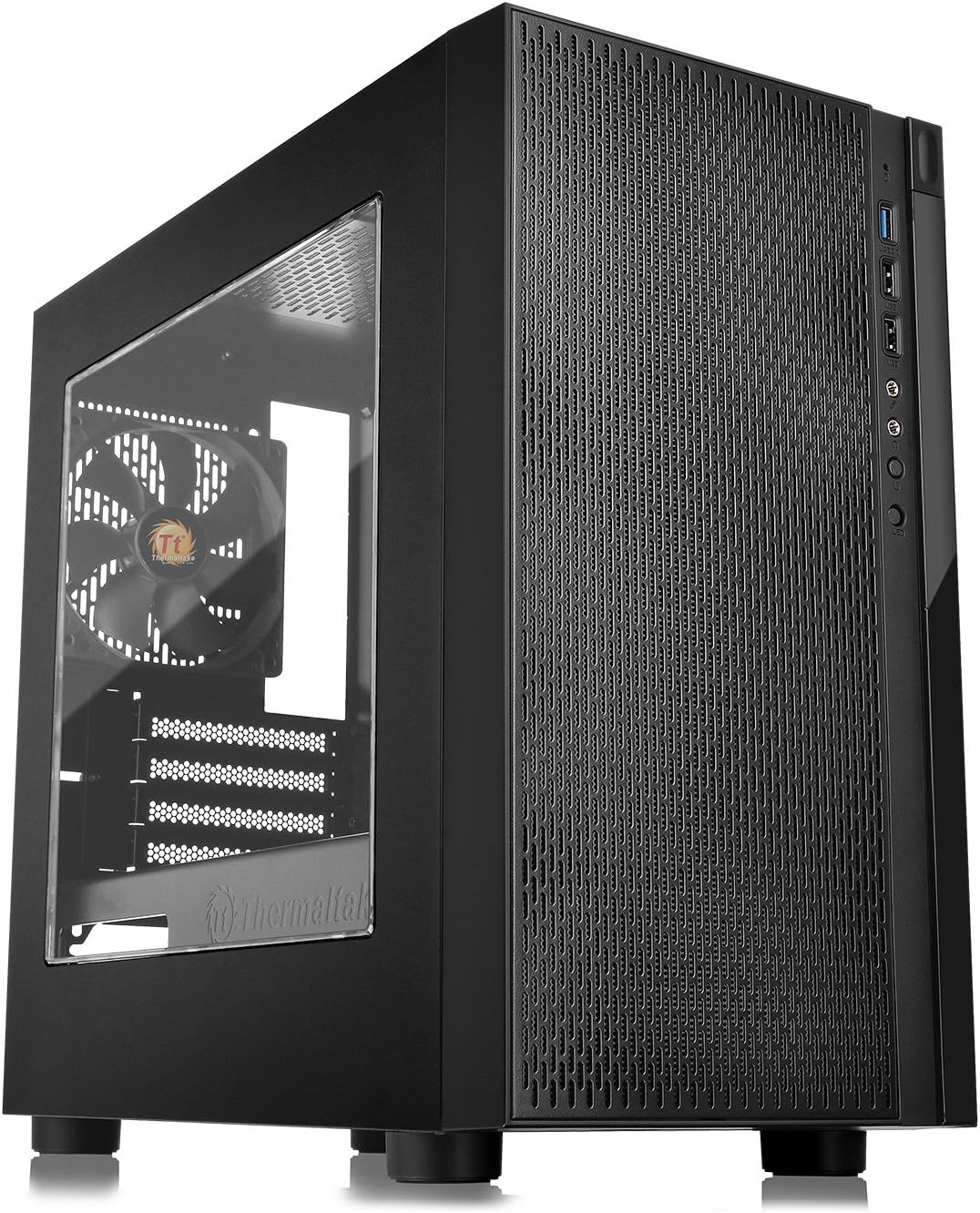 Thermaltake Versa H18 Window Micro ATX Tower Case - Black - Image 3