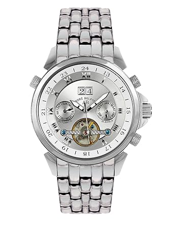 André Belfort Herren Armbanduhr étoile Polaire Stahl Silber
