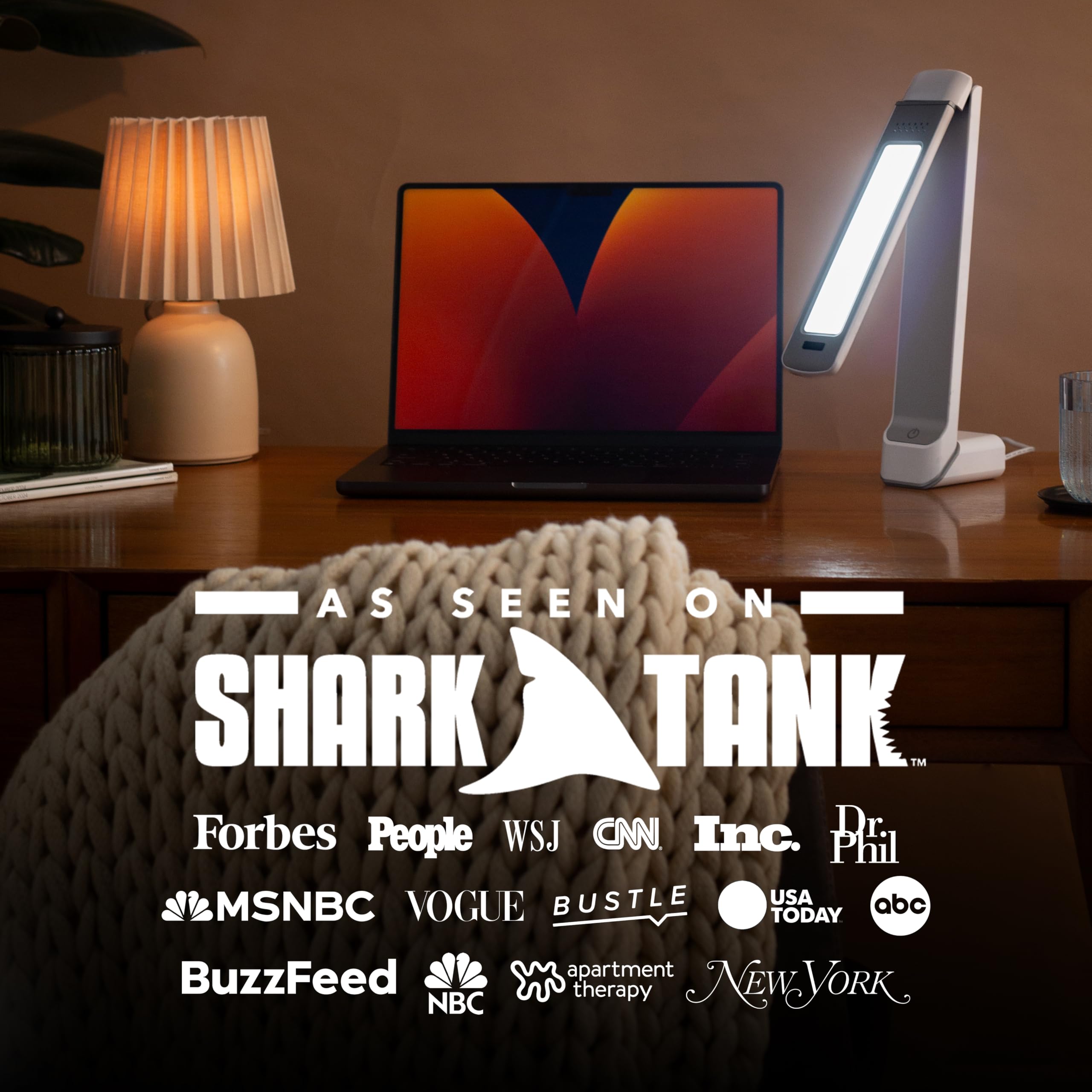 Circadian Optics Lumos 2.0 Bright Light Therapy Desk Lamp | As Seen On Shark Tank | Ultra Powerful 10,000 LUX Brightness | 5500K Color Mimics Noon Day Sun | Improve Your Mood, Sleep, Energy & Focus