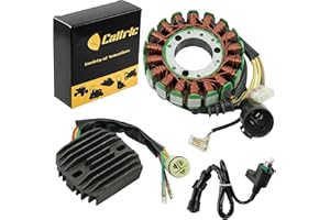 Caltric Stator & Caltric Regulator Rectifier Compatible With Honda Trx300Ex Sportrax 300Ex 93-06 & Ignition Coil