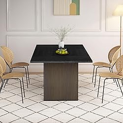 78 Inch Dining Table for 6 8 10, Modern Farmhouse