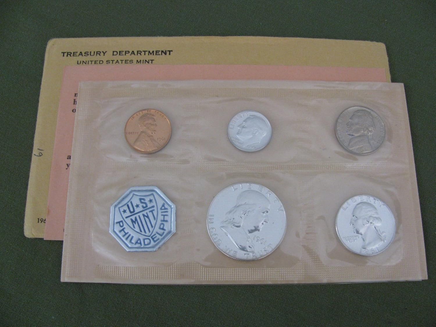 1957 US Proof Set 5Coin Silver Proof Set PR US Mint at Amazon's