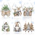 Cinnvoice 12 Pcs Seasonal DIY Diamond Art Wreath Kits - Fall Halloween Christmas 5D Diamond Painting Hanging Signs - View #8