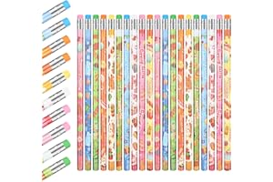 KESOTE 20 Pack Birthday Pencils for Students Bulk, Happy Birthday Pencils for Kids with Erasers, Birthday Party Favors Supplies Goodie Bags Filler School Favors