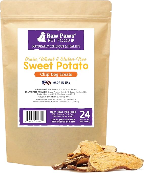 raw sweet potato for dogs