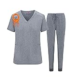 M&M SCRUBS Women's Essential Jogger Scrub Set