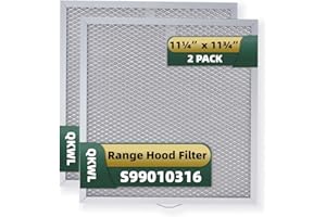 QKWL S99010316 Range Hood Grease Filter 11 1/4" x 11 3/4", Kitchen Hood Filter 5-layer aluminum mesh for BPQTAF, WA65AF, NTK7450000, 990721400, 990721400A 2-pack