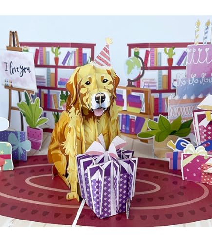 3D Pop-Up Cards Puppy's Home Card For Lovers Famil... – Grandado - View #6