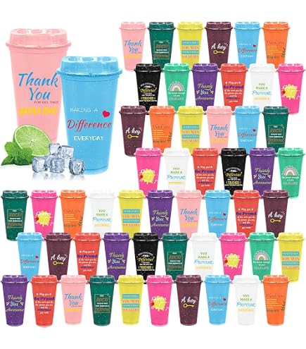 Lot De 24 Tasses à Café Plastique "You Are Awesome" 16 Oz - Cadeaux De Remerciement - Neuf