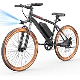 Qlaway 26''/20'' Electric Bike,1000W Mountain Ebike,Adult Electric Bicycles | 20MPH, 30-40 Miles Range, 48V 5.2Ah Removable Battery, Front Fork Suspension E Bike,Electric Bicycle for Commute or Off-road