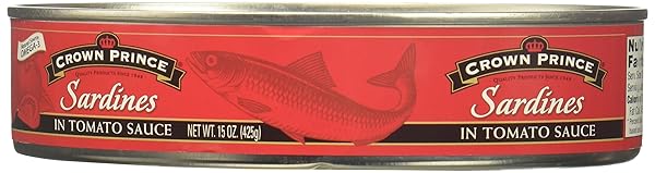 CROWN PRINCE SARDINES IN TOMATO SAUCE, 15 OUNCE