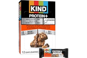KIND PROTEIN+ Peanuts & Dark Chocolate, 62 g, 12 Count