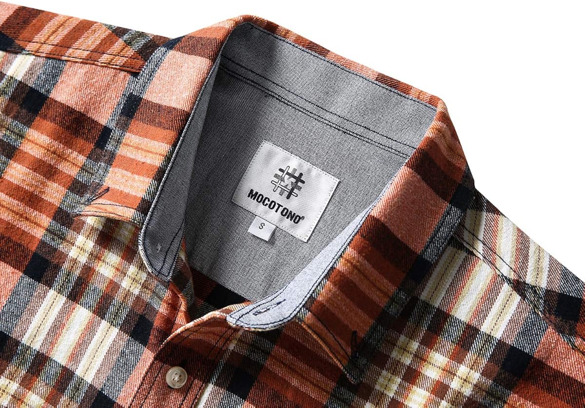Men's Short Sleeve Plaid Checkered Button Down Casual Work Shirts: Clothing