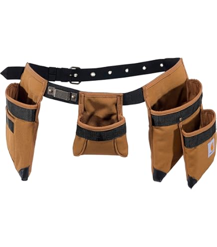 Carhartt Padded Tool Belt, Rugged Tool Belt with Tool & Fastener