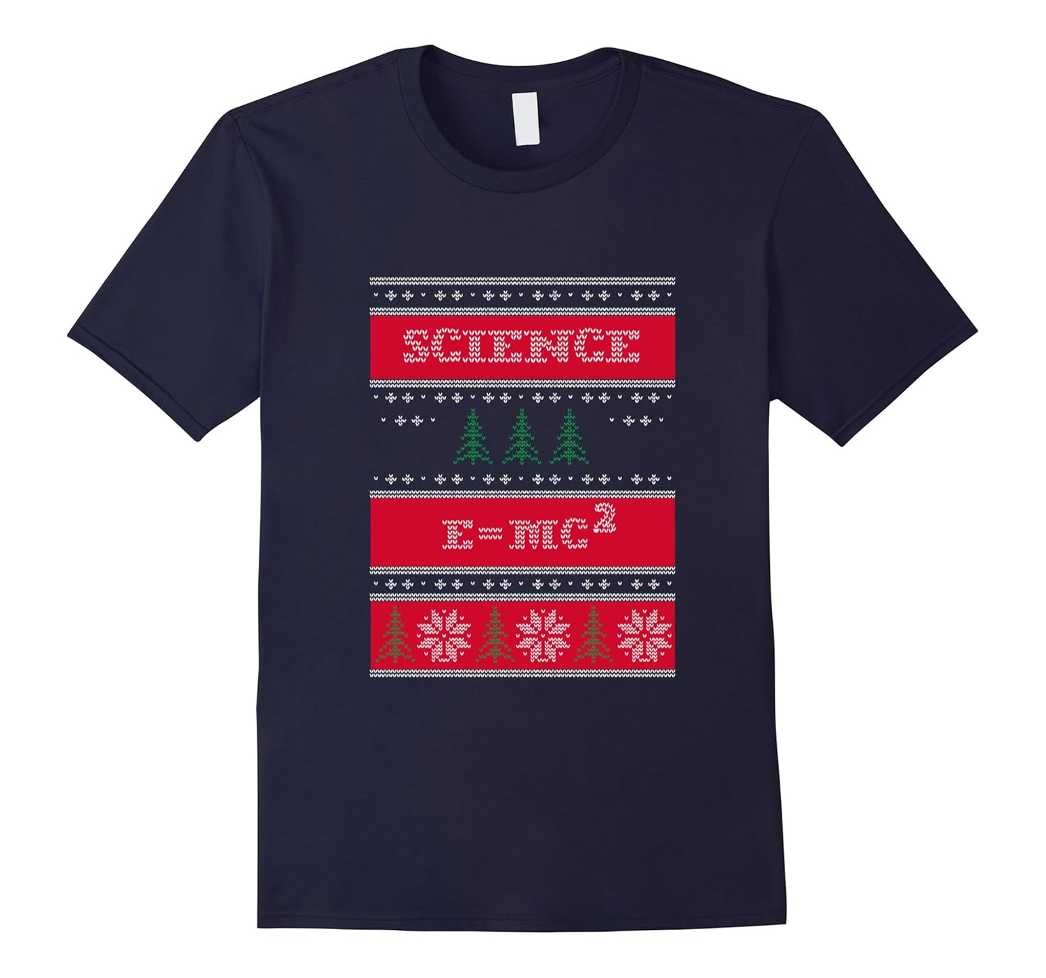 Science Ugly Sweater Christmas TShirtCL Colamaga