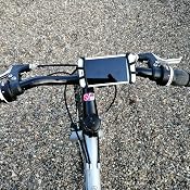 Support Téléphone Vélo En Silicone - Rotatif 360°, Réglable - Guidon Universel Pour Vélo, Moto, Scooter, Poussette - Noir