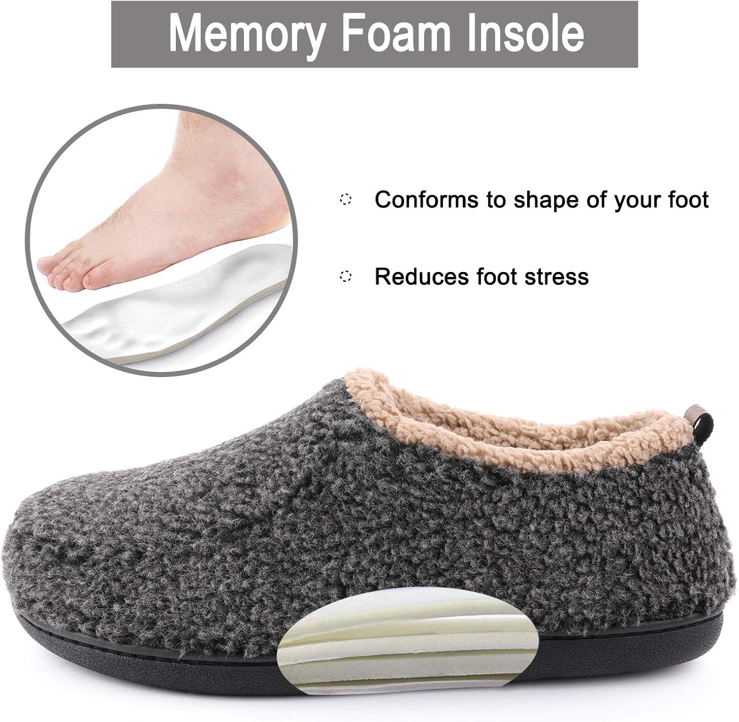  | RockDove Men's Nomad Slipper with Memory Foam | Slippers