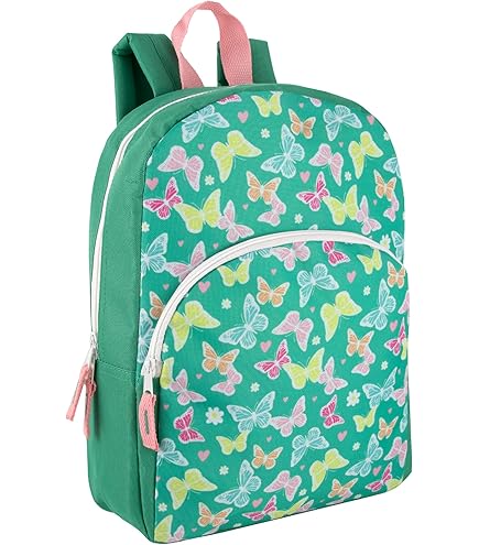 amazon olive kids backpack KFBE Large Capacity Bookbag with Reflective Schoolbag for Girls and Boys 17 With smart storage Smooth Leather Bulk Jansport Cool Student Number:67