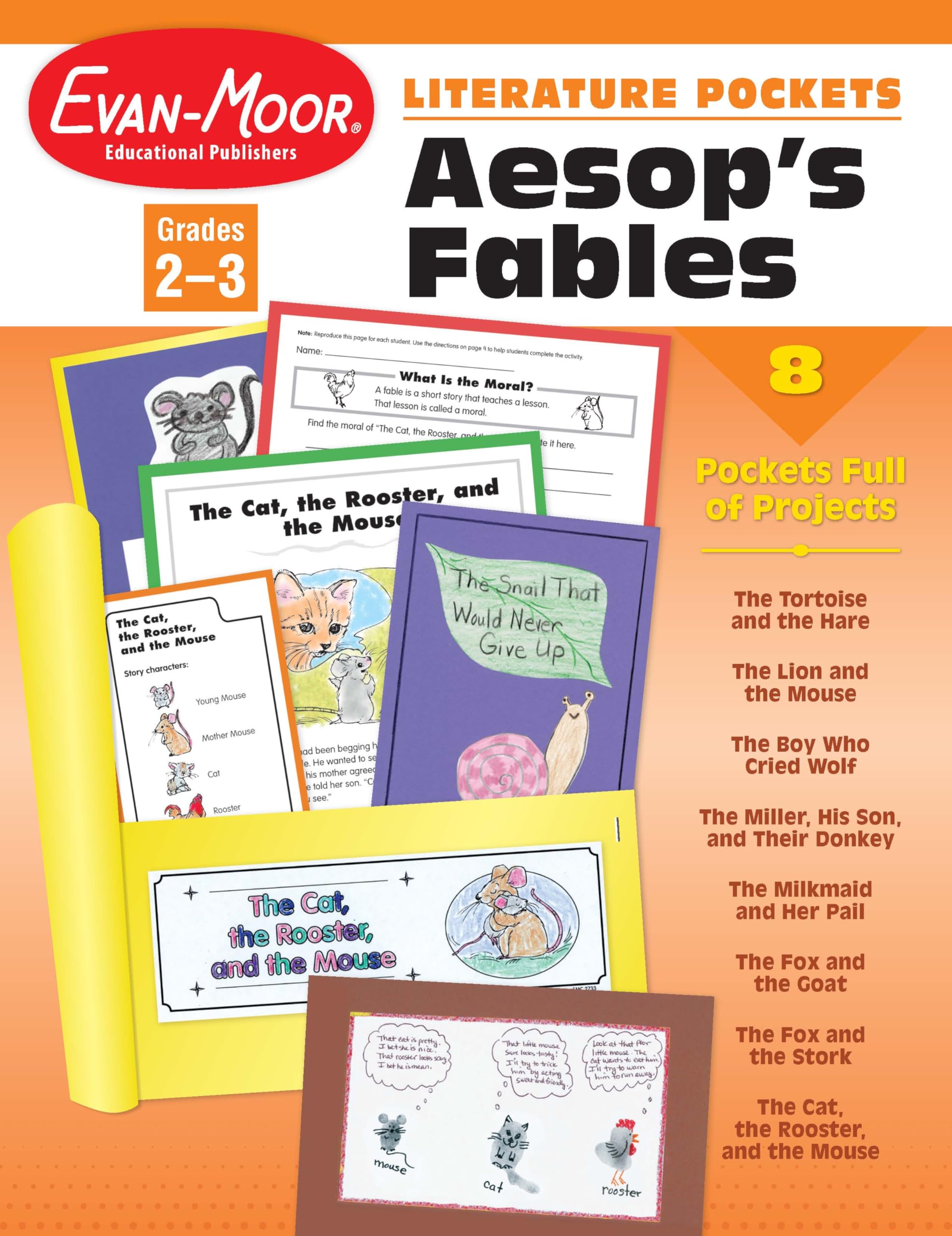 Photo 1 of Literature Pockets, Aesop's Fables, Grades 2-3