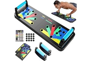 BERLENG Floor Push Up Handles, Portable Strength Training Home Gym, Home Workout Equipment For Men And Women