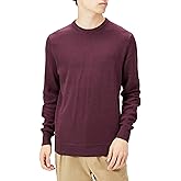 Amazon Essentials Men's Long-Sleeve Crewneck Sweater, 100% Cotton, Big & Tall Options Available