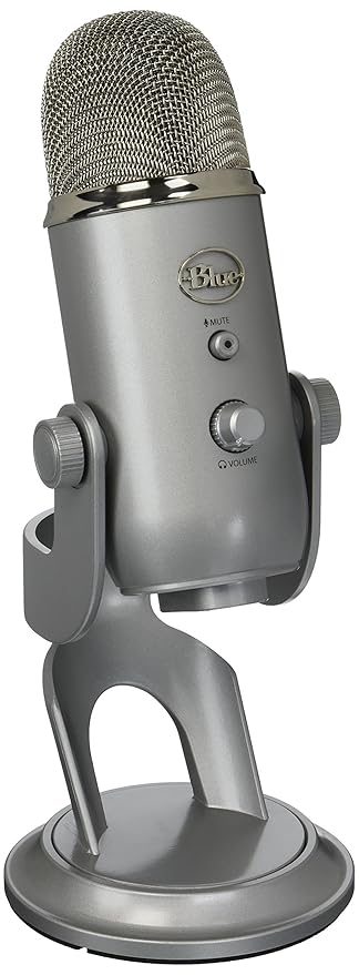 Blue Mikrofone Yeti Silber