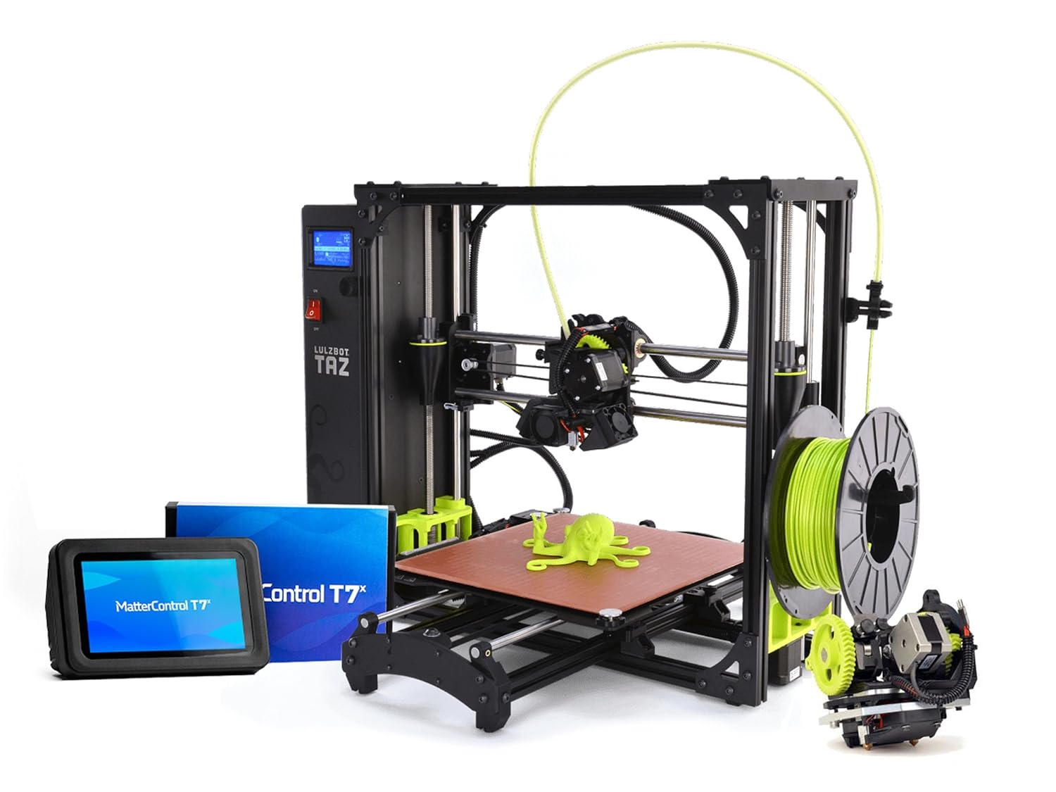 Lulzbot Taz 6 Platinum Package With Dual Extruder Upgrade And Mattercontrol Touch Standalone 3d Printer Controller Amazon Com Industrial Scientific