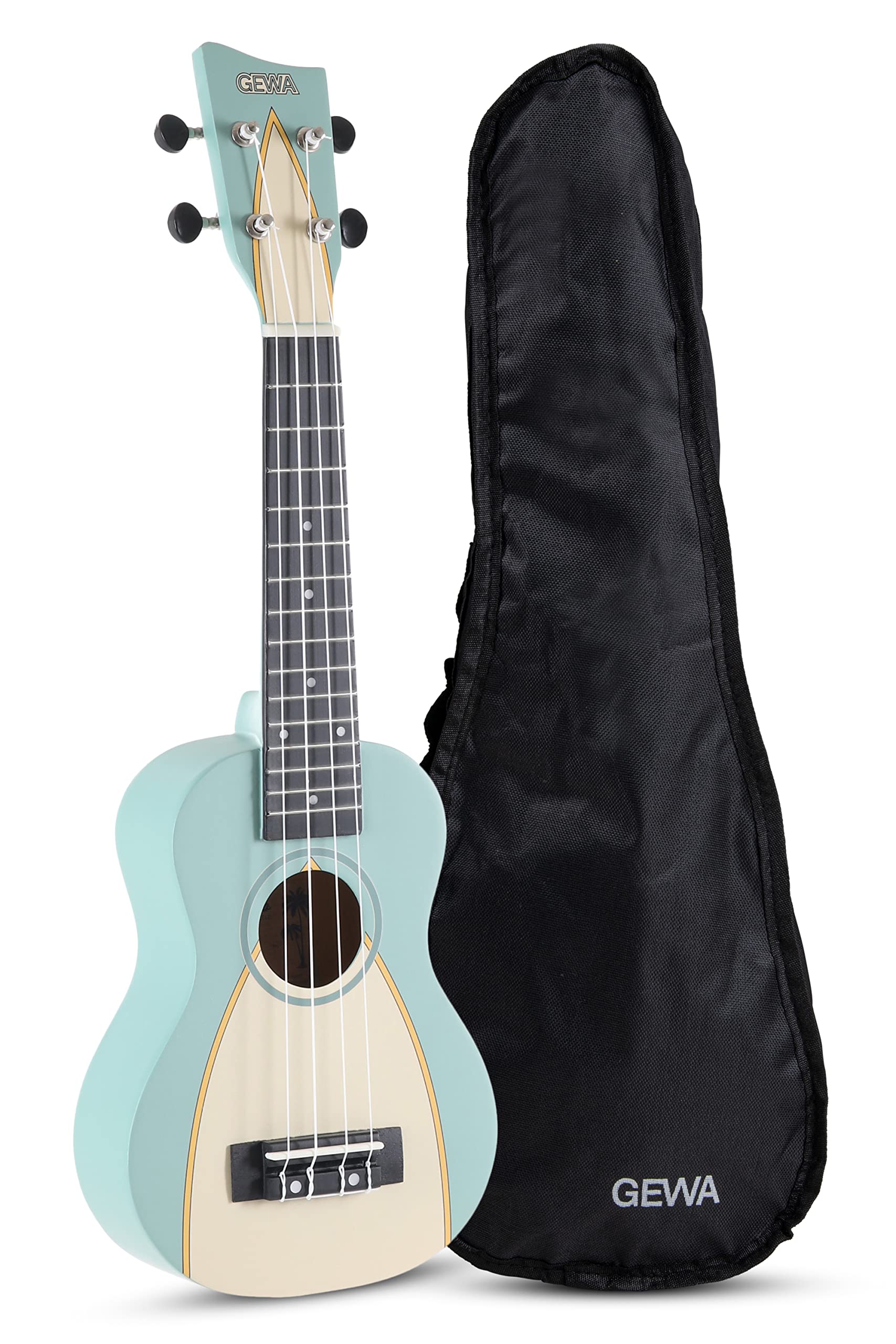 Gewa VG511204 Sopran ukulele Manoa W-SO-GR Sopran Pacific Lagoon