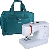 Hobbygift Sewing Machine Carry Case Teal 47x21x33cm view 3