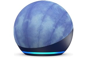 AMAZON ECHO & ALEXA Amazon Echo Dot (Newest Model) | Limited-Edition Japanese Shibori Design by Joe Ando