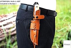 Ottoza Top Grain Leather Knife Sheath for Fixed