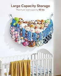 Stuffed Animal Hammock Net with Lights - Big Toy