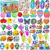 126 Pcs Party Favors for Kids 4-8-12,Valentines Fidget Toys for Boys,Treasure Box Toys for Classroom Prizes,Pinata Filler,Goodie Bag Stuffers,Treasure Chest Carnival Prizes,Easter Basket Stuffers