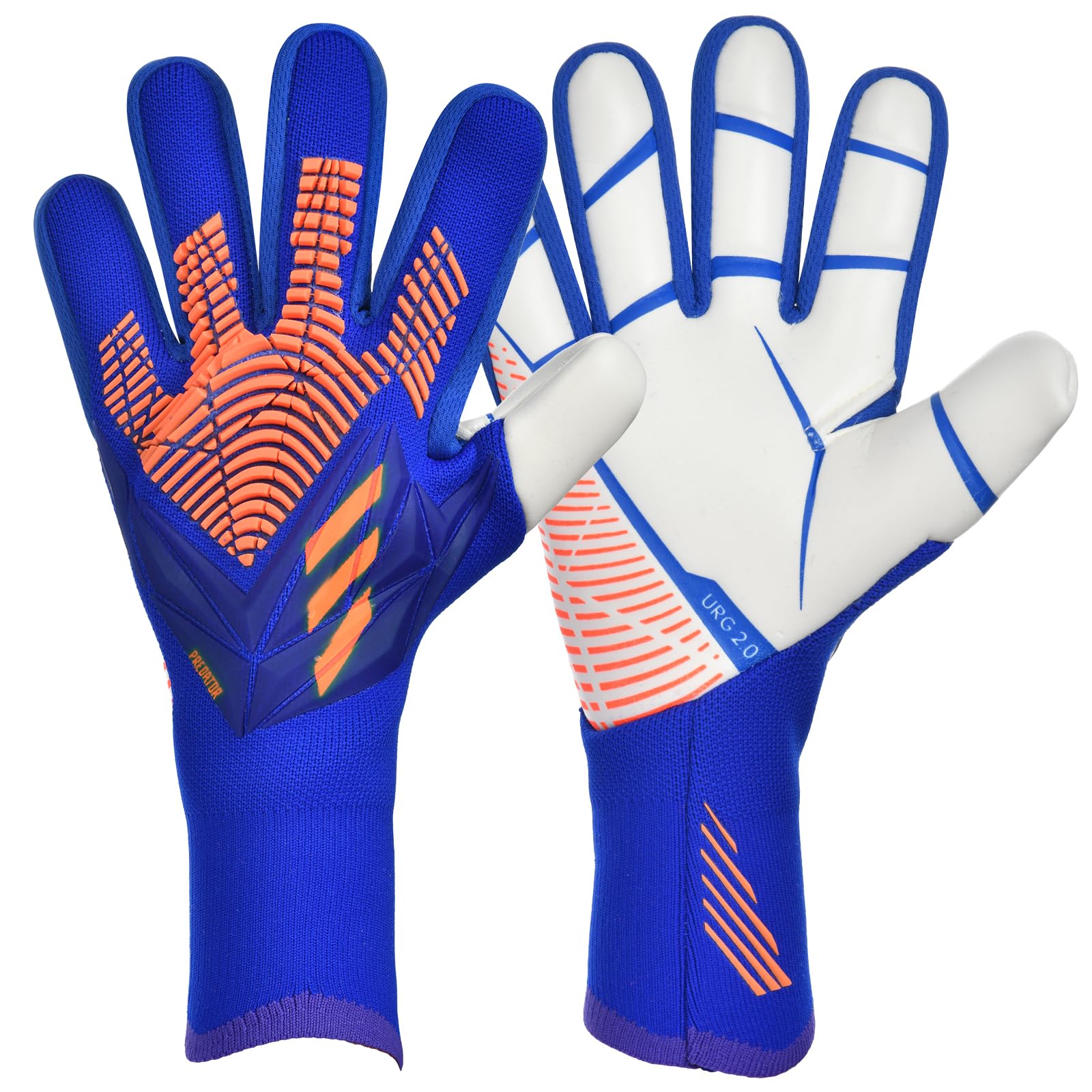 flintronic Football Goalkeeper Gloves Boys Kids Children Youth, Football Goalkeeper Gloves Kids, Football Training Goalie Gloves with Non-Slip Material & Double Wrist Protection, Size 5/6/7