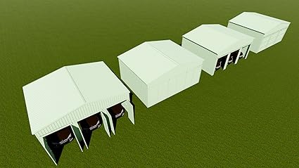 Amazon Com Wzh Standard Eco Friendly Steel Carport Garage