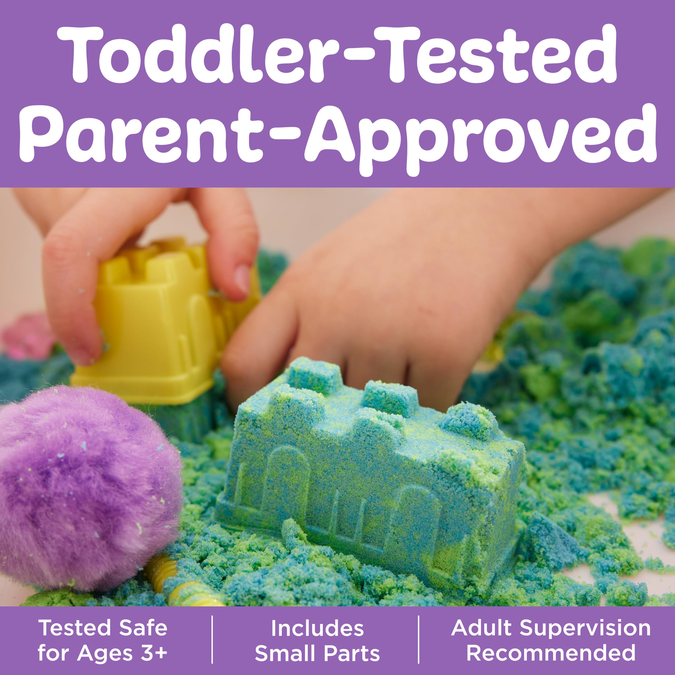 Creativity for Kids Sensory Table with 29-Piece Color Party Accessory Kit | Indoor Toddler Activity Table with Bins | Easy-Clean Design for Sand, Water & Crafts | Educational & Fun (Ages 3+)