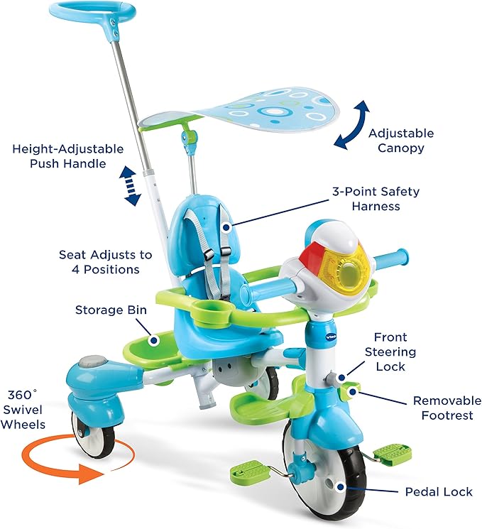 little tikes 4 in 1 trike pedal lock