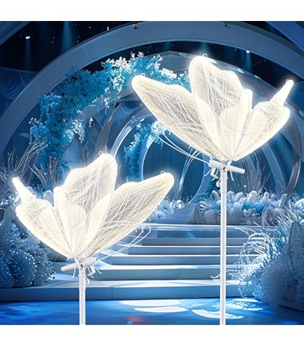 ZLPOWER Wedding Butterfly Floor Lamp Decoration Lights - Creative