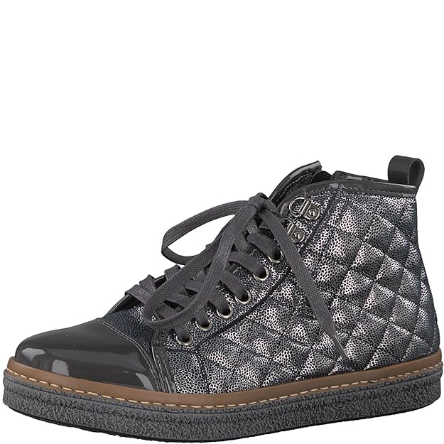 Tamaris 1-1-25725-39 Damen Stiefel, Stiefelette, Schnürstiefel, Schnür-Boot, Boot, Winterstiefel, Herbstschuh für die modebew