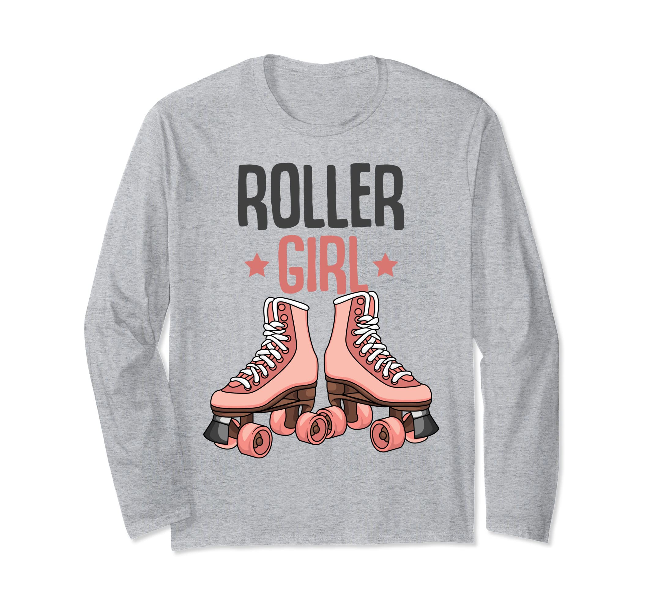 Roller Girl Roller Skates Skating Funny Girl Long Sleeve T-Shirt
