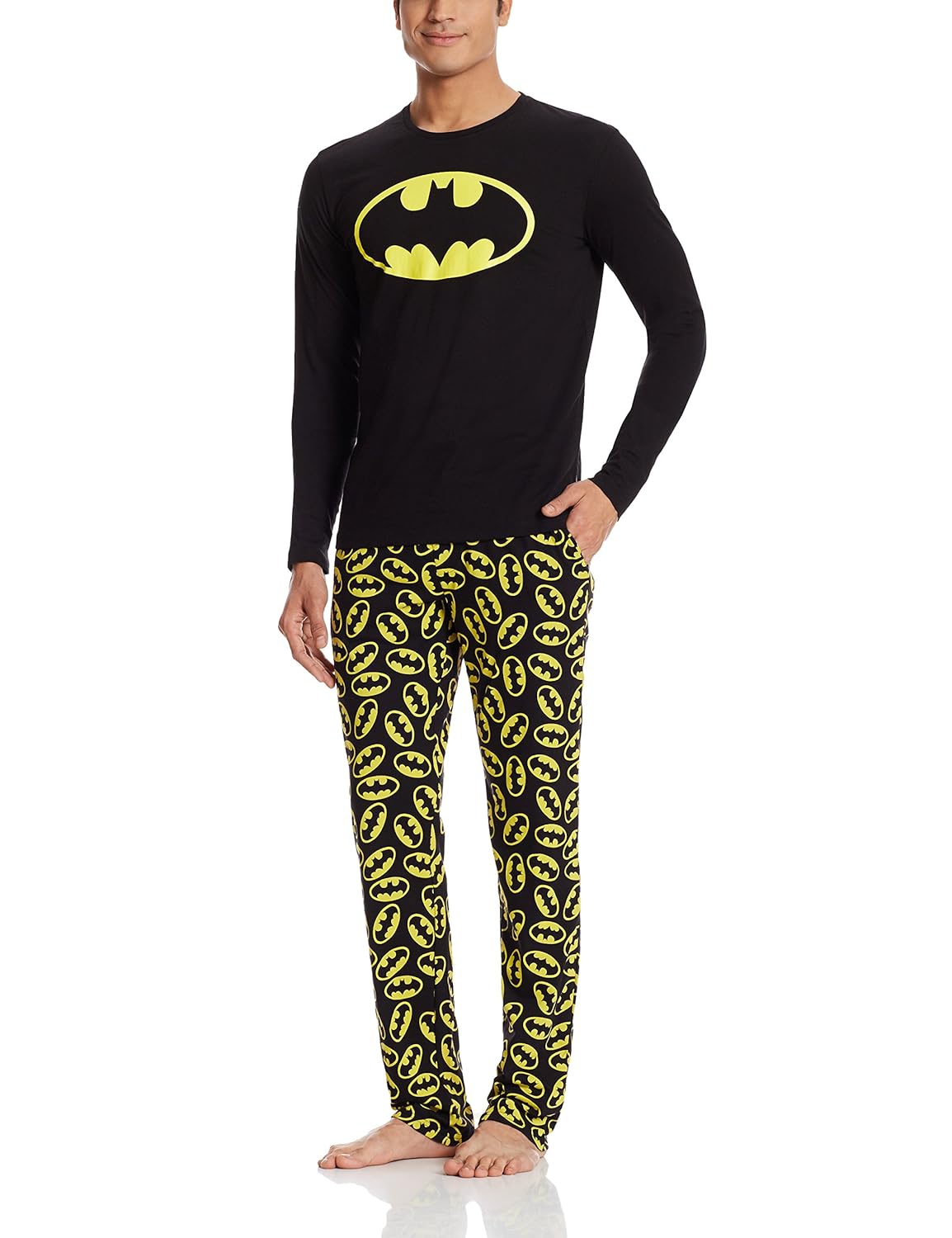 batman men's cotton pyjama set