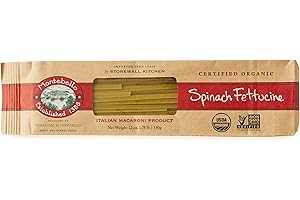 Montebello Organic Spinach Fettucine, 12 Ounce