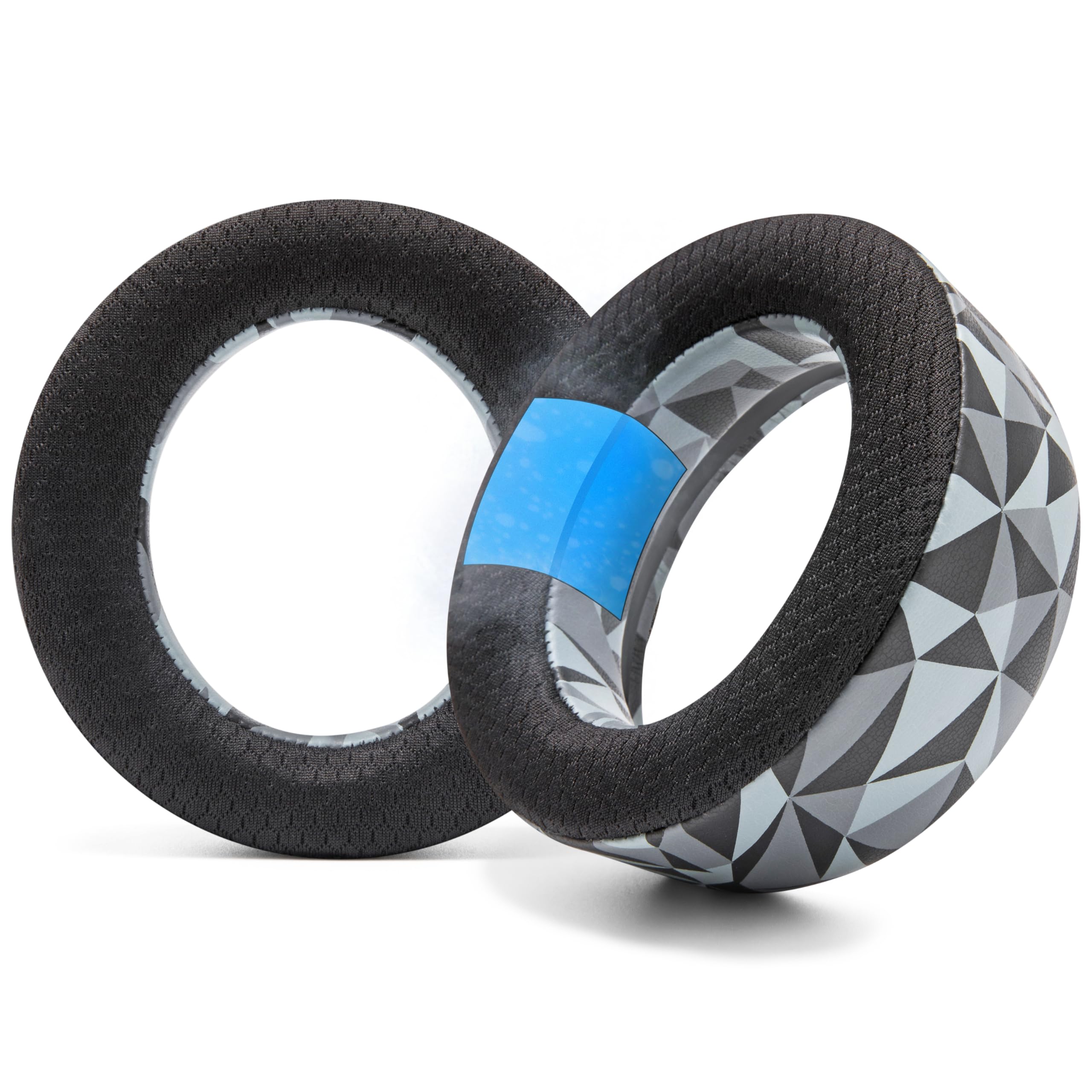 WC Freeze Pulse Elite - Cooling Gel Earpads Compatible with PS5 Pulse Elite, Made by Wicked Cushions | Thicker Cushion & Wider Opening | Geo Grey