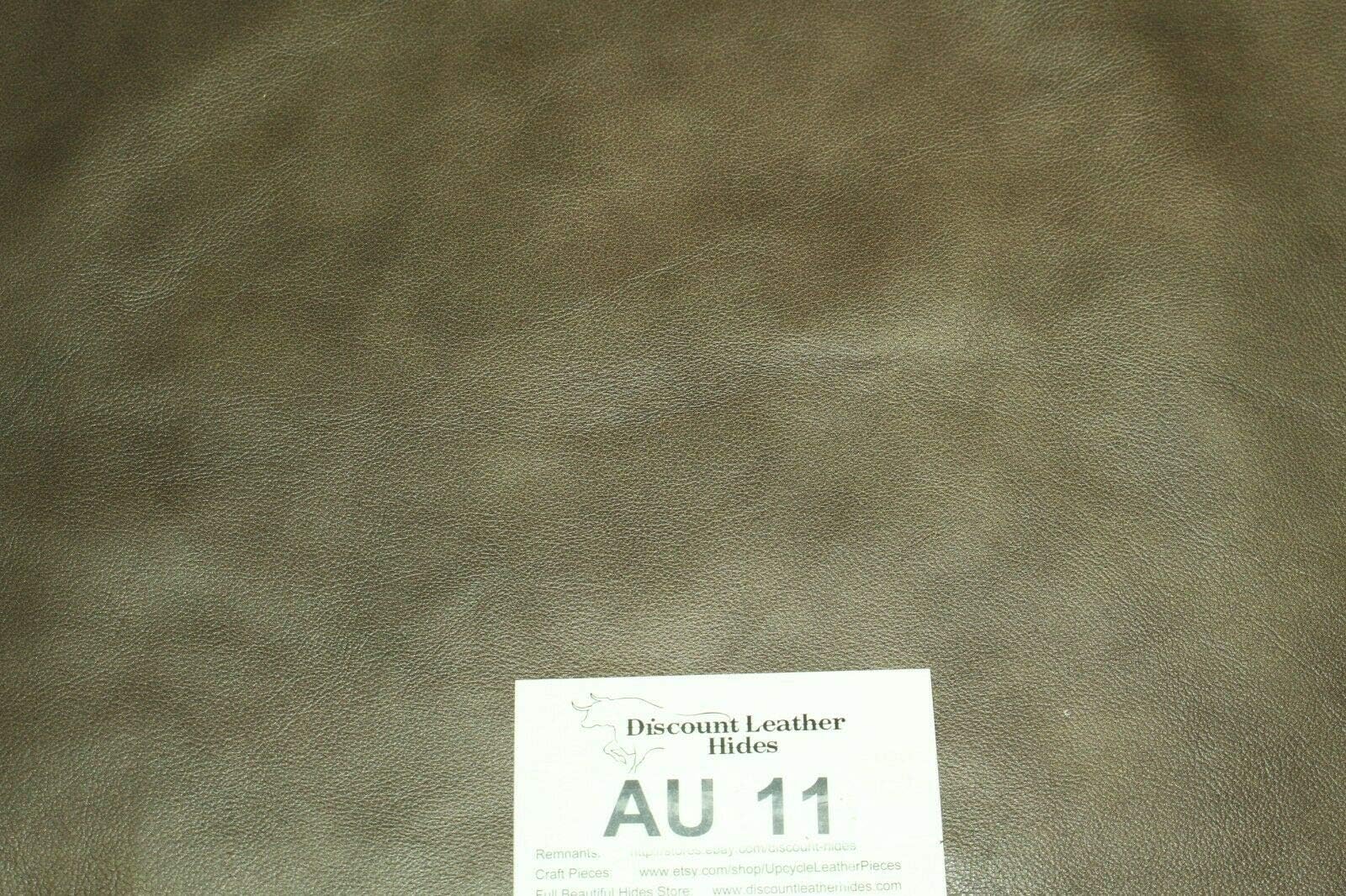 Liberty Mocha Scrap Leather Cowhide Remnant 5" x 8" P71