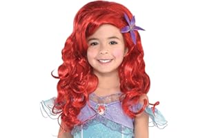 SUIT YOURSELF Long Ariel Wig for Children, Halloween Costume Accessories, The Little Mermaid, One Size